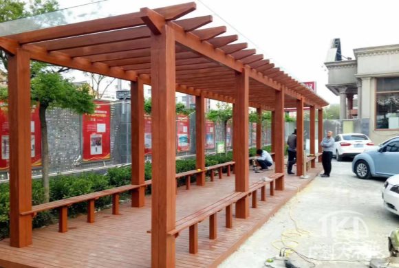 阳泉防腐木花架搭建厂家